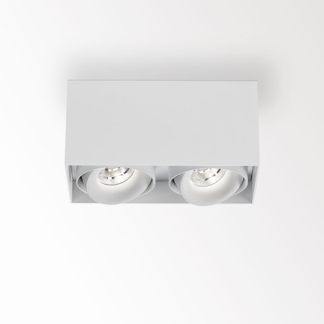 MINIGRID ON 2 BOX DIM8 W + 2 x MINIGRID SNAP-IN REO 93033 W