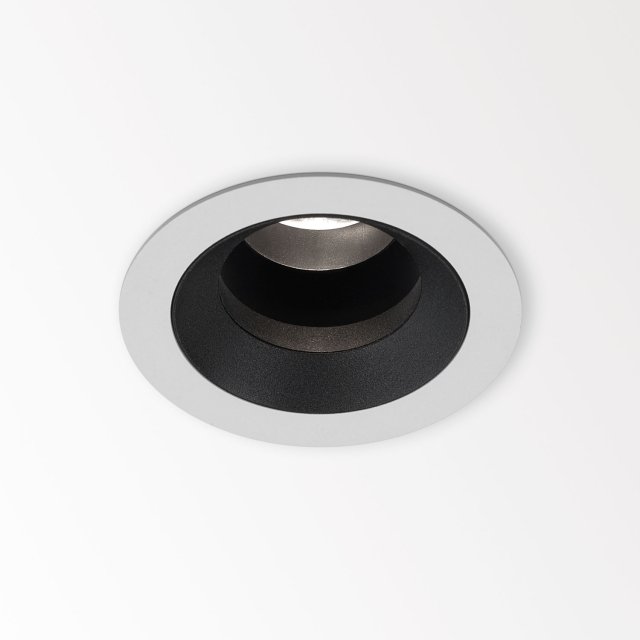 iMAX II ROUND ADJUSTABLE WHITE + iMAX II TUBE ROUND BLACK